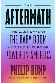 Cover of The Aftermath by Philip Bump, featuring a gradient of color from blue to purple.
